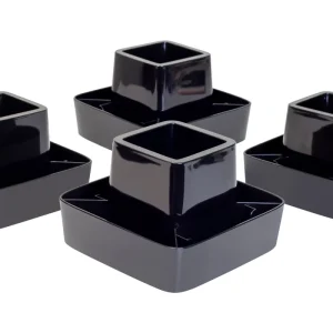 Modern Gloss Spinning Organizer, Black