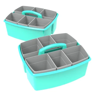 Large Caddy with Sorting Cups, Teal