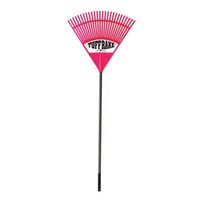 Tuffrake Leaf Rake, Fuschia/Grey