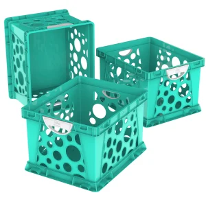 Premium Crate with Handles, Teal