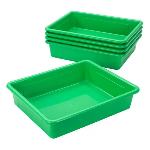 Flat Storage Tray, Green