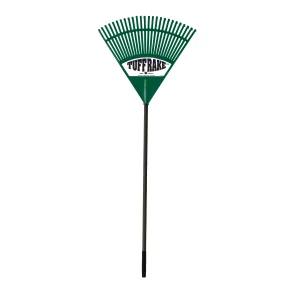 Tuffrake Leaf Rake, Green/Grey