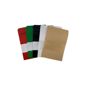 [10*15+3cm] Kraft Standing Window Zipper Pouch - 100 pcs/pack