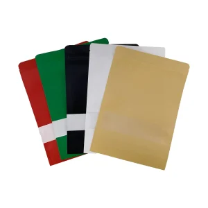 [18*26+4cm] Kraft Standing Window Zipper Pouch - 100 pcs/pack